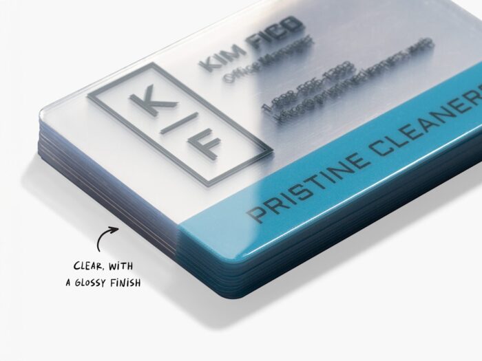 Transparent Business Cards - Image 2
